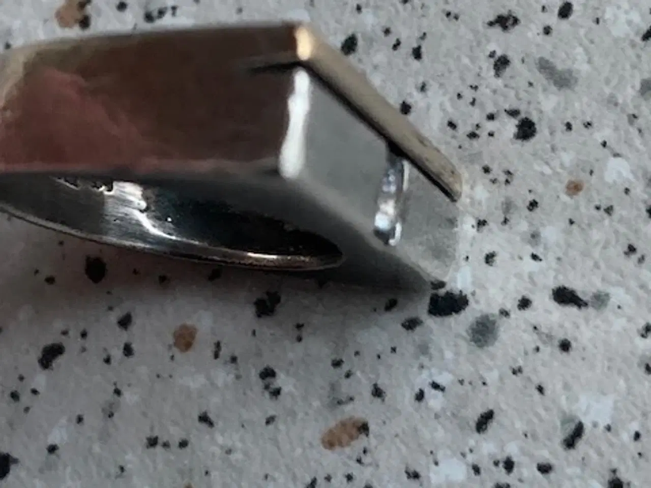 Billede 5 - Ring, sølv med guld og zirkonia - patina men fin