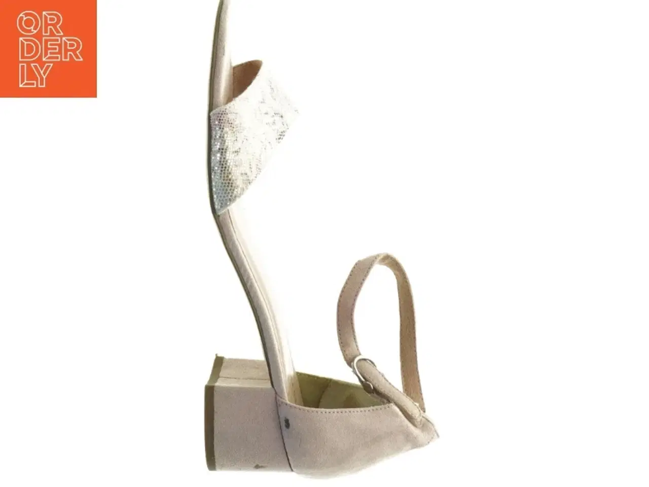 Billede 8 - Grå Tamaris sandaler med hæl og glimmerdetalje fra Tamaris (str. 41)