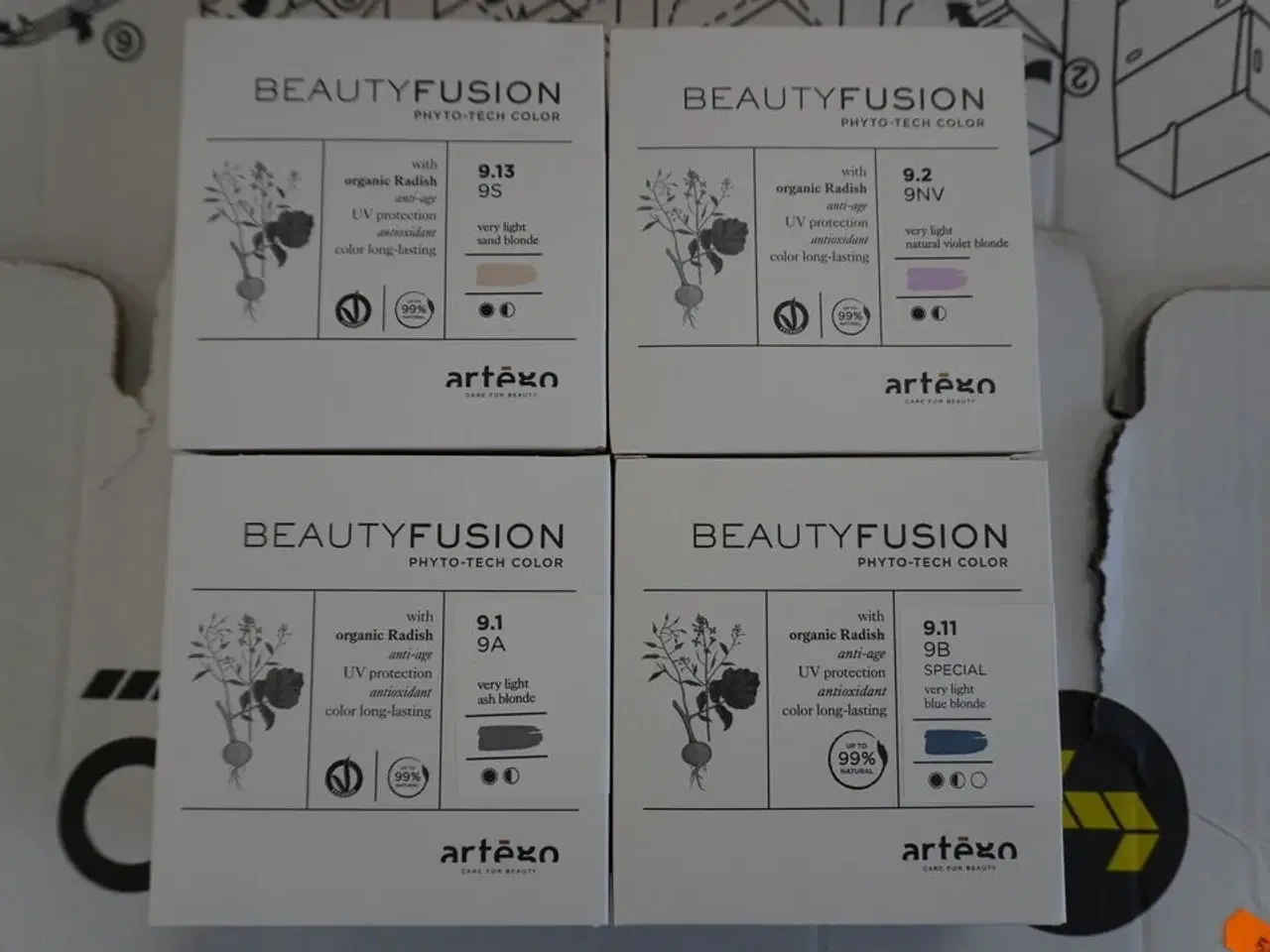 Billede 1 - Kasse med hårfarve, Artego BeautyFusion 100ml