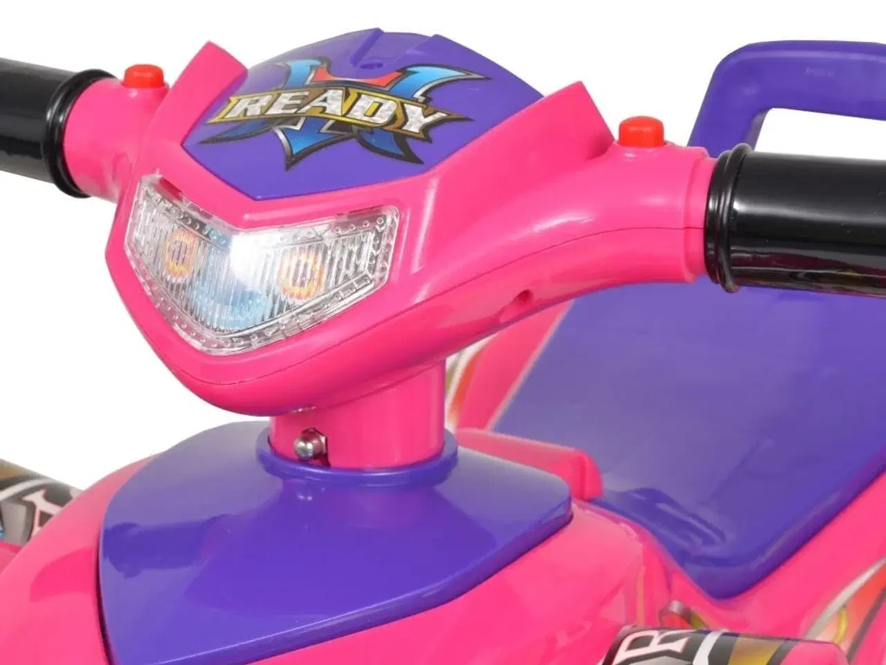 Billede 5 - El-ATV til børn med lyd og lys lyserød og lilla