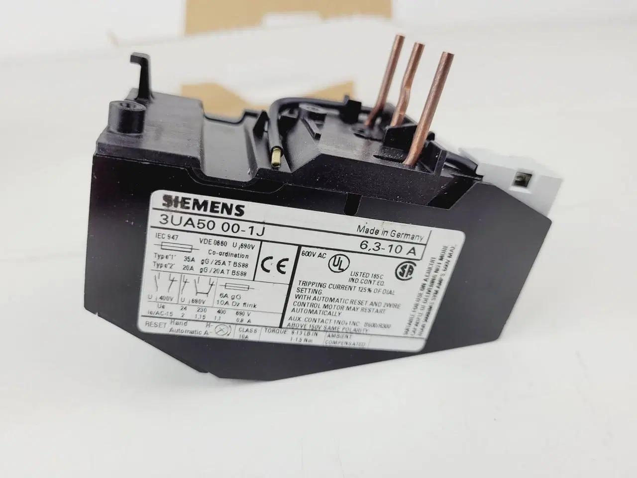 Billede 4 - Siemens 3UA50 00-1J overbelastningsrelæ