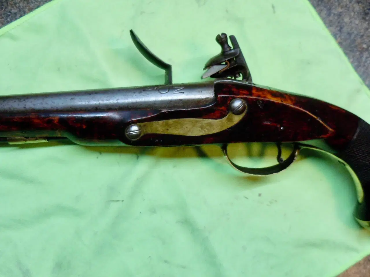 Billede 11 - Flintelåspistol, org. ca. 1800, velfungerende.