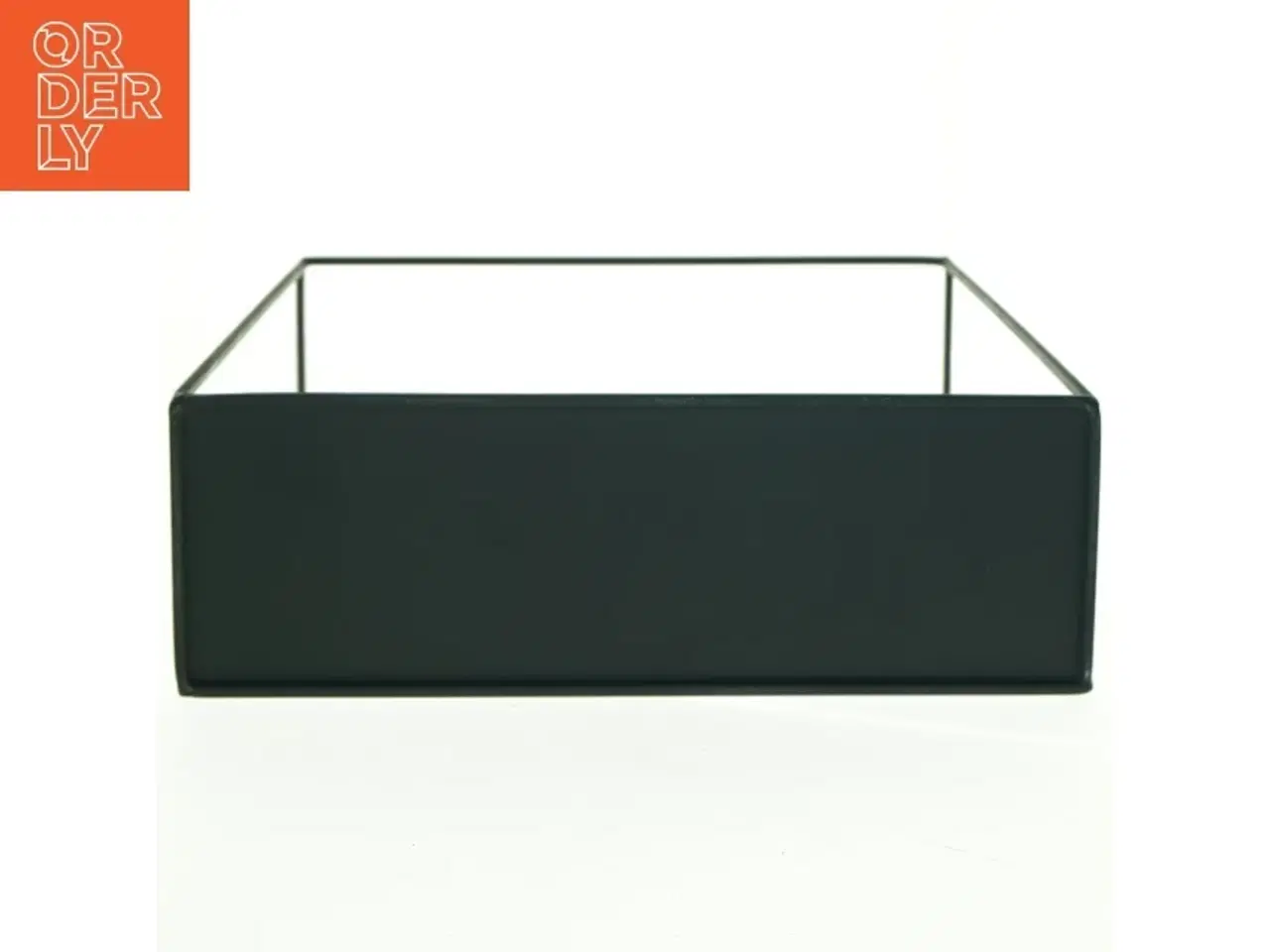 Billede 2 - Sort metalhylde til ophæng (str. 30 x 30 x 10 cm)