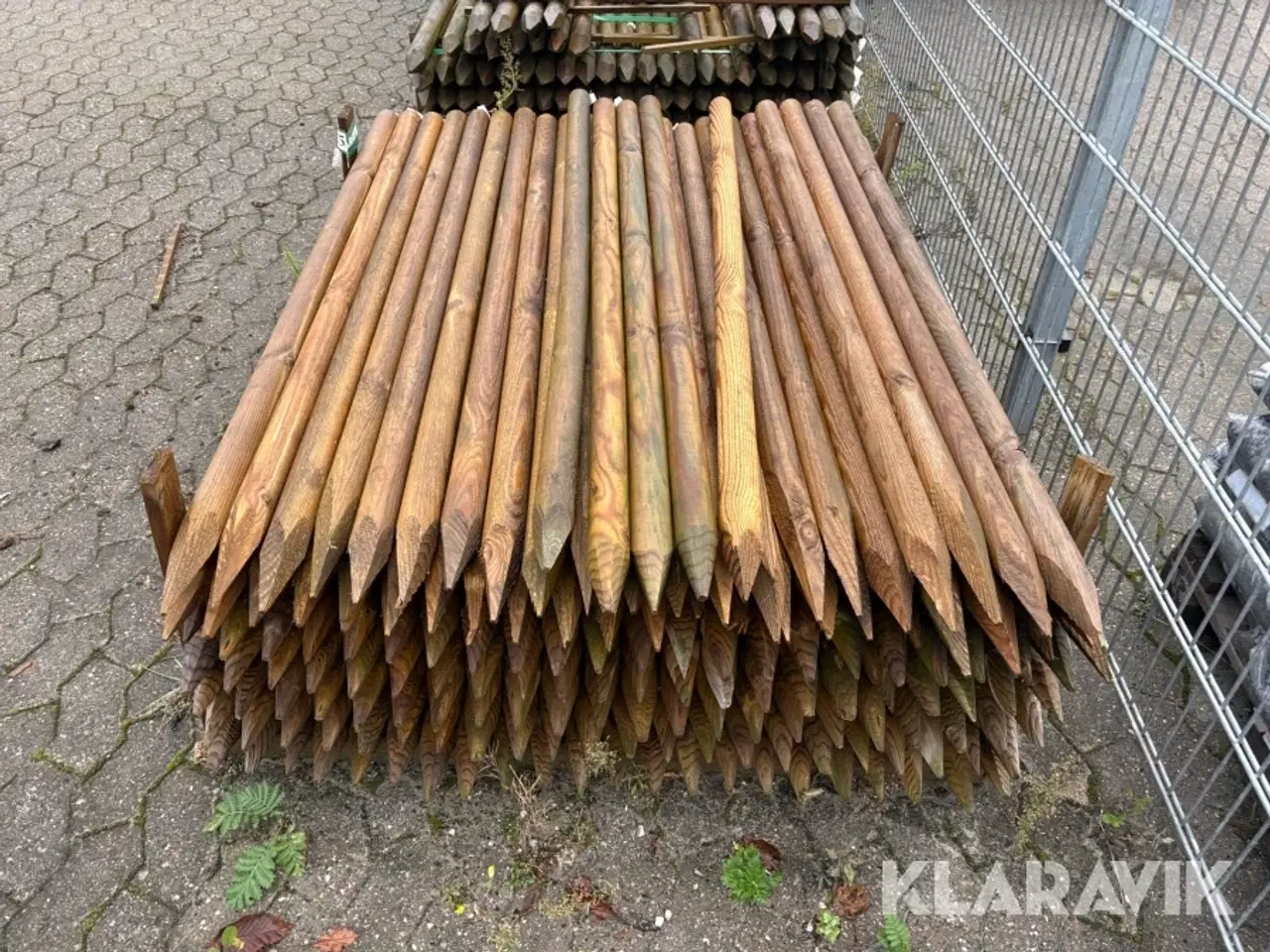 Billede 5 - Hegnspæl 5 X 150 cm trykimprægneret