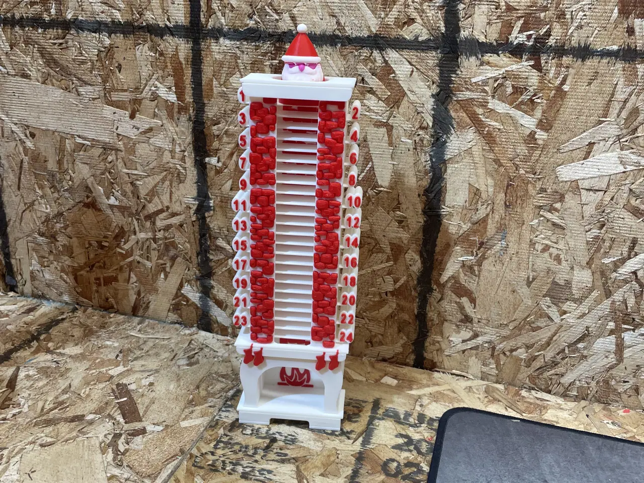 Billede 1 - Advent julekalender – Julemand i skorsten