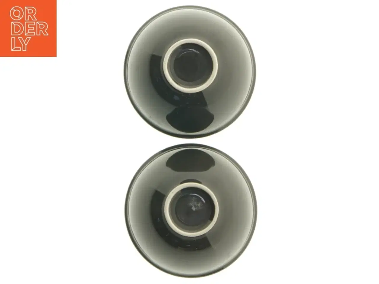 Billede 3 - Sorte keramik skåle 2 stk. (str. Ø. 10 cm. 2 styk)