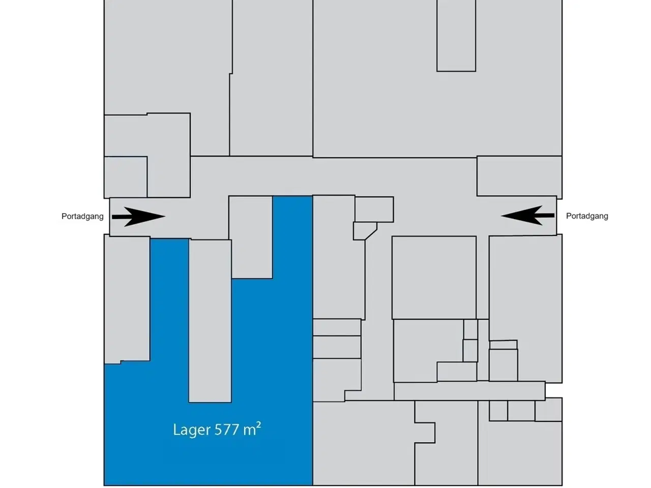 Billede 4 - Lager i stueplan på 577 m² med nem adgang og god placering