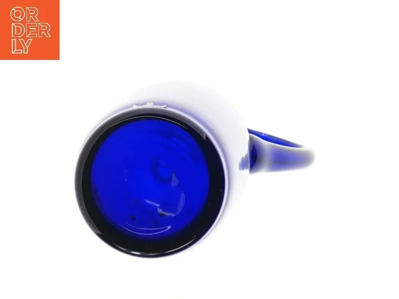 Billede 3 - Blå glas kande fra Bergdala (str. 30,5 cm)