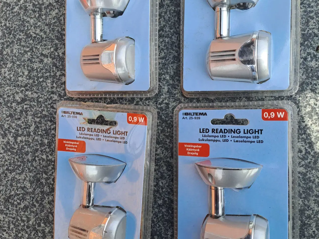 Billede 1 - 12v læselamper fra biltema 