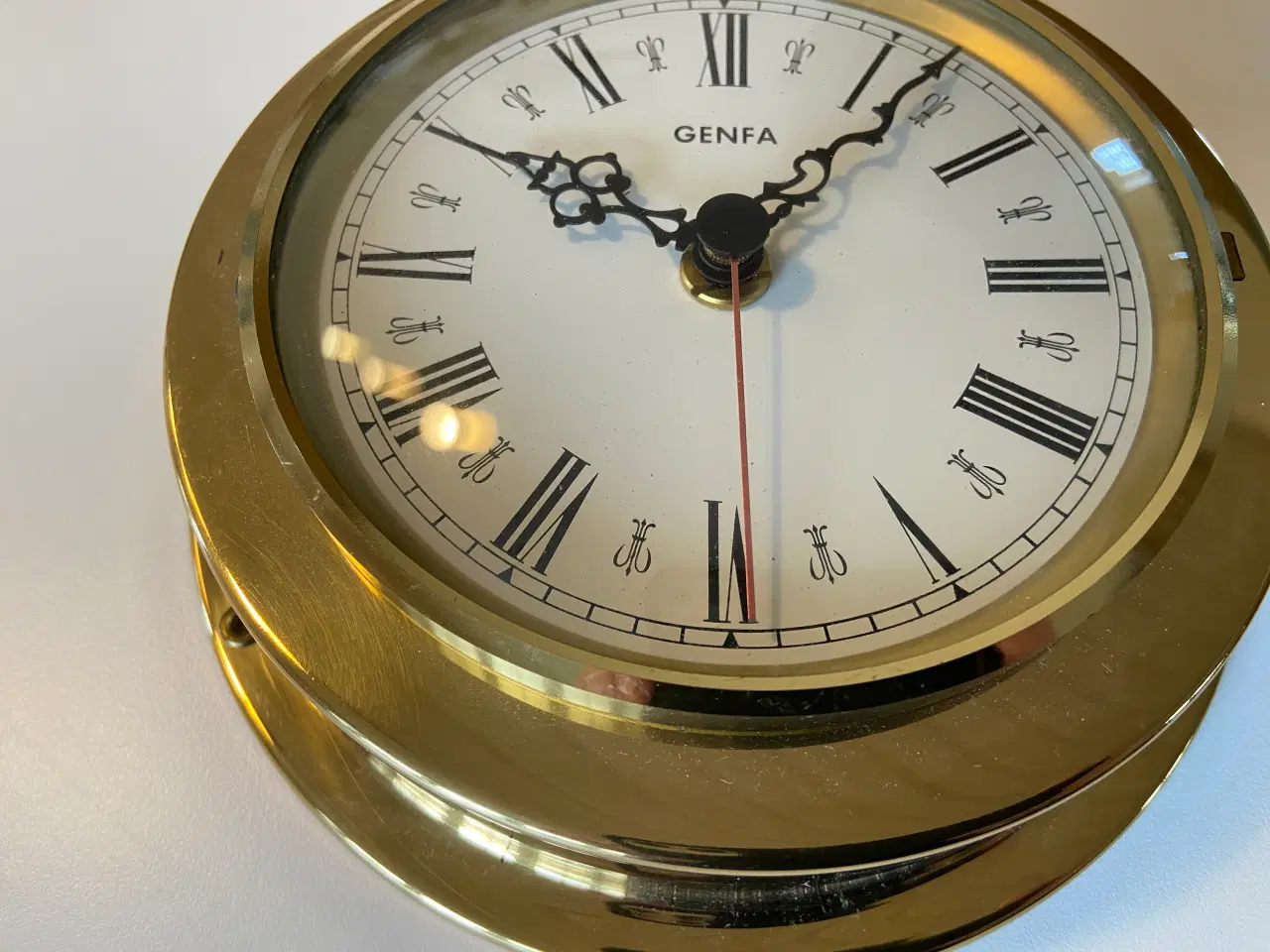 Billede 4 - Skibsur i messing fra Genfa