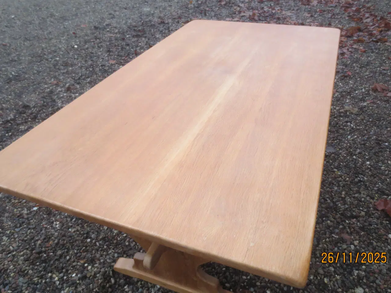 Billede 3 - 1 stk Henning Kjærulff Spisebord i Egetræ