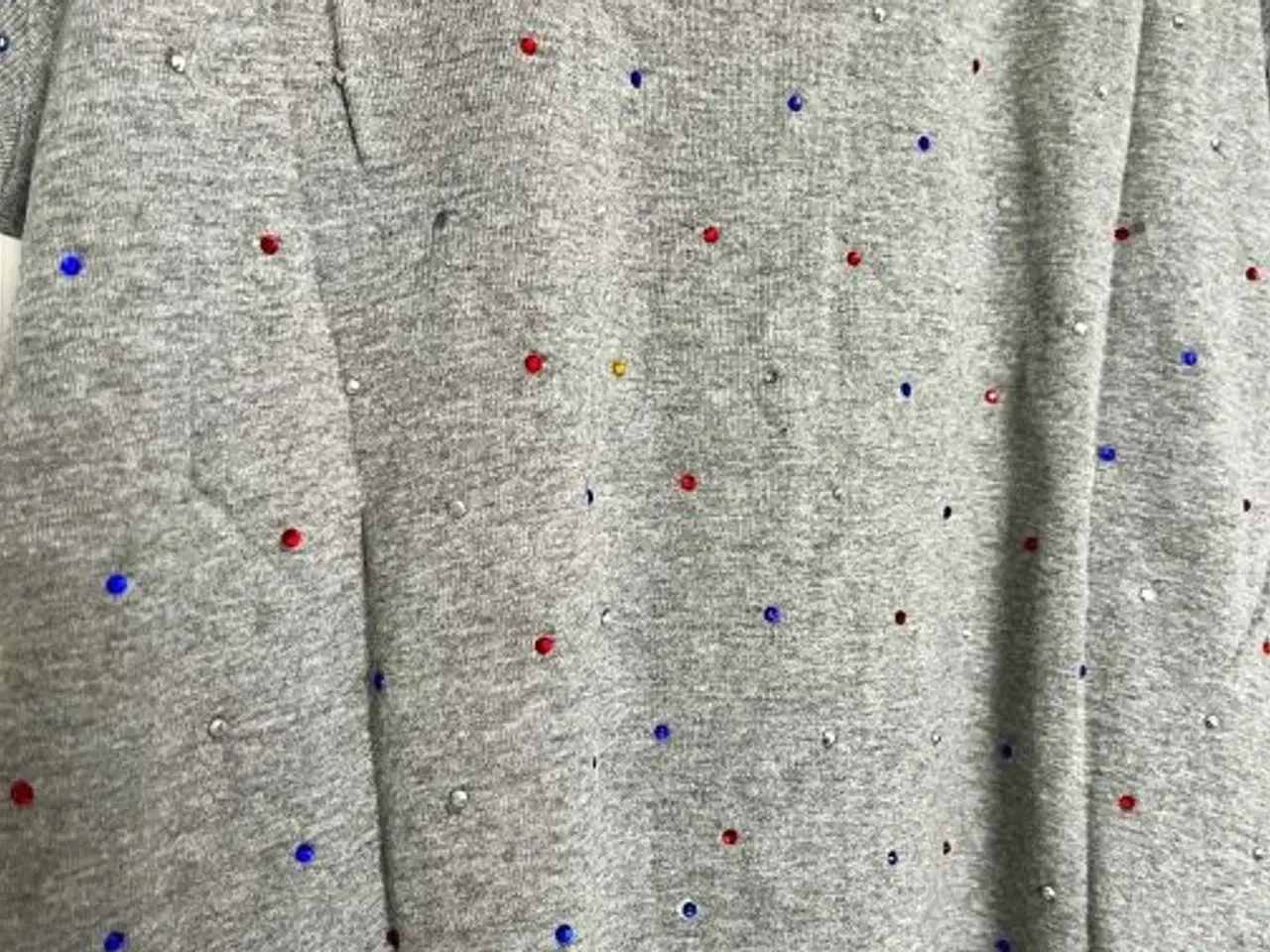 Billede 5 - T-shirt med print og bling-bling