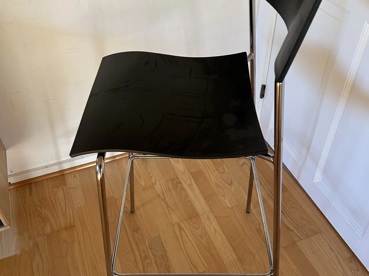 Billede 1 - 5 styk sorte barstole 