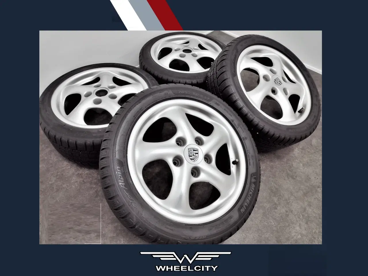 Billede 1 - 5x130 17" ET50/55 PORSCHE vintersæt