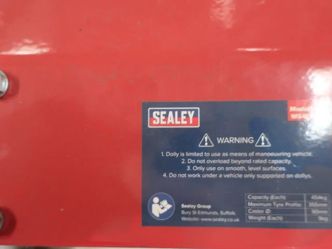 Billede 2 - 2 stk. dolly SEALEY