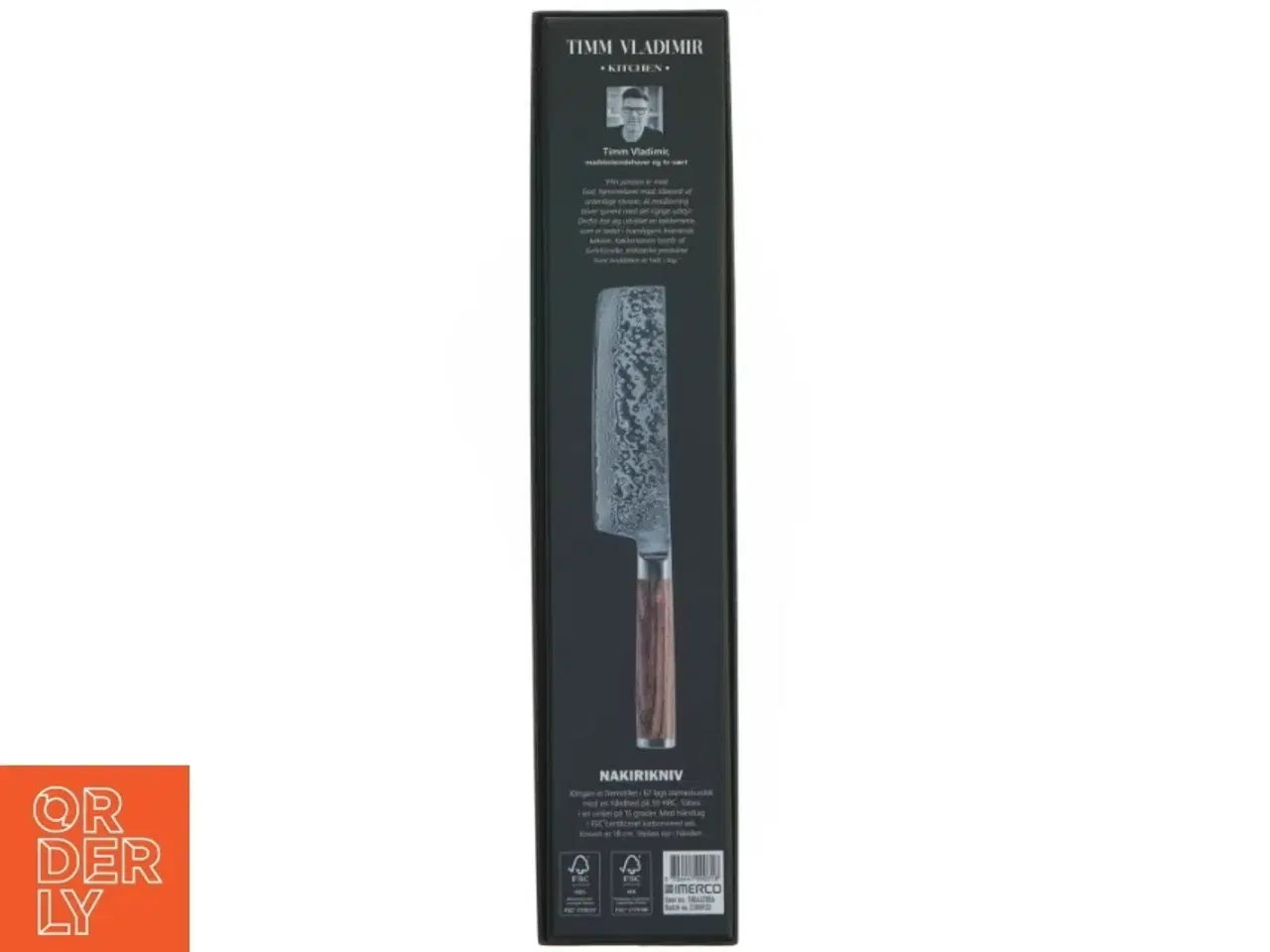 Billede 2 - Nakiri køkkenkniv 18 cm fra Timm Vladimir (str. 18 cm)