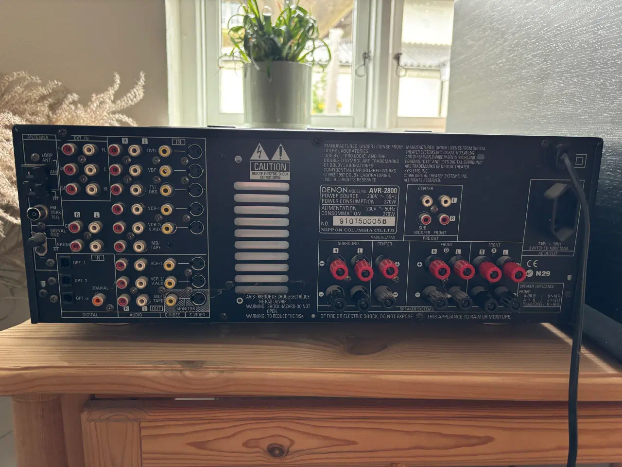 Billede 6 - Denon AVR 2800 Surround-anlæg + Jamo højtalere