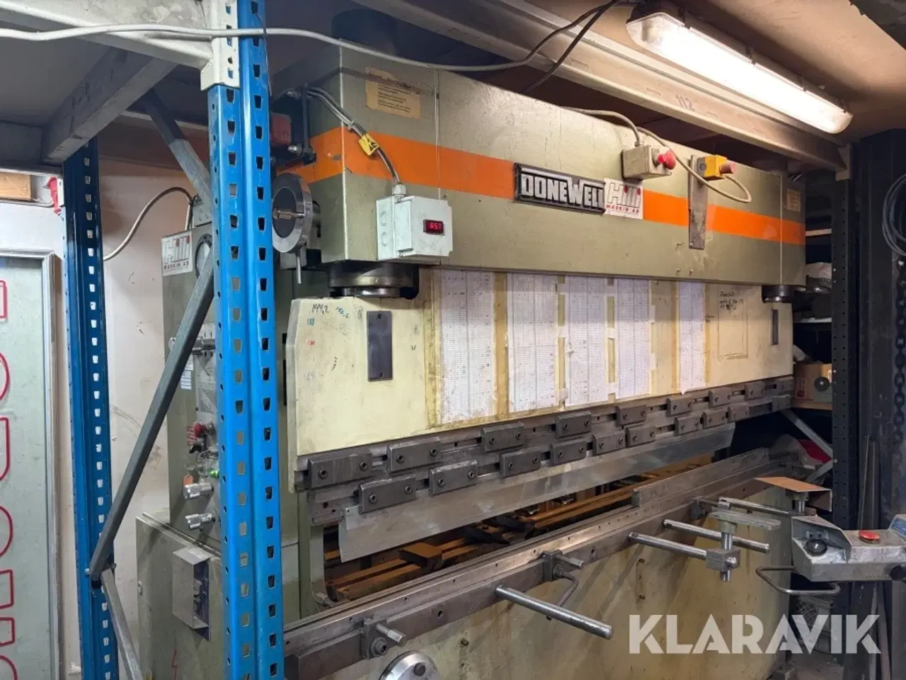 Billede 7 - Kantpresser Donewell 50-2500 1 styk