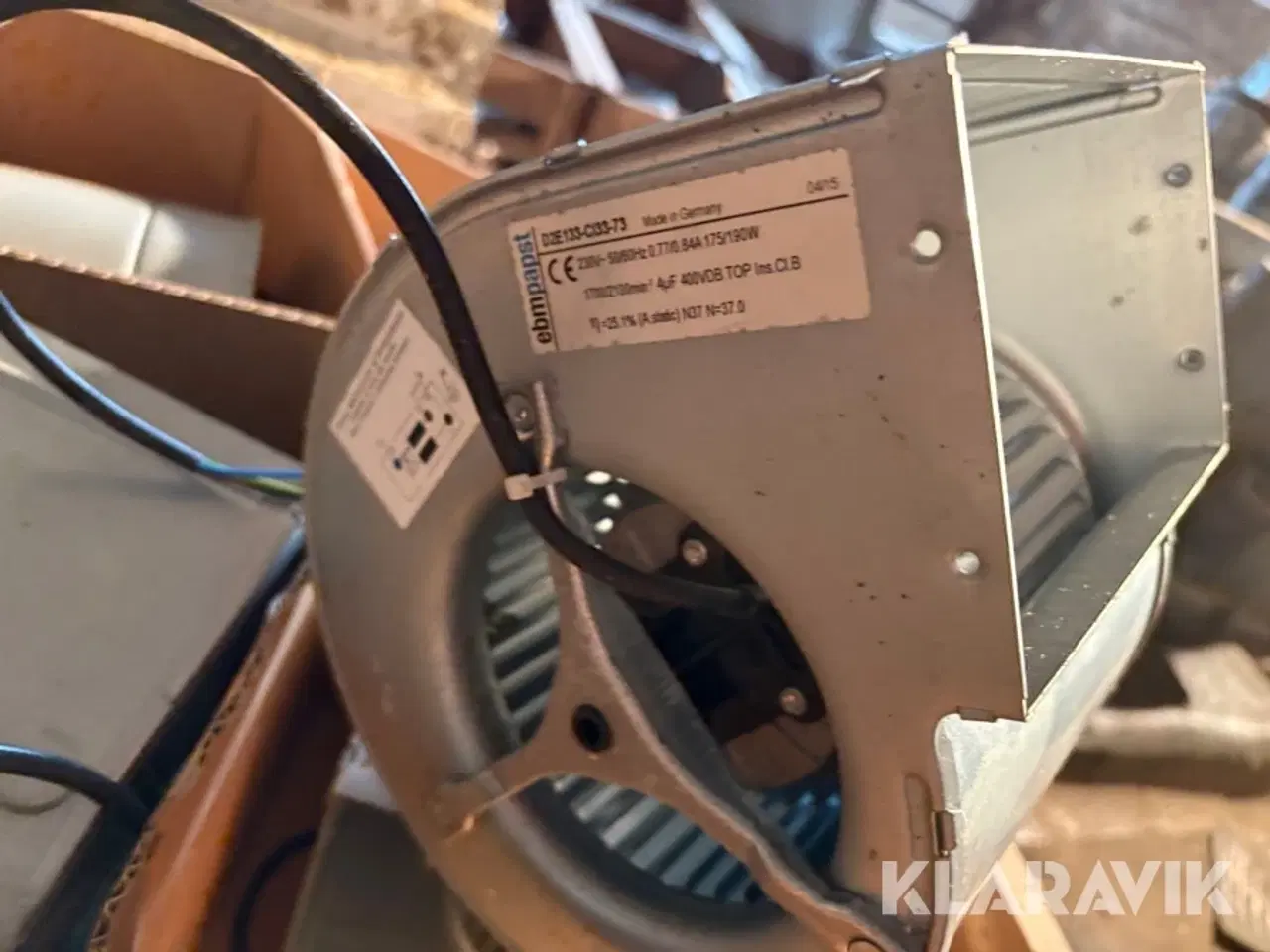 Billede 10 - Centrifugalblæsere ebmpapst 175/190w 24 styk. 67/90W 11 styk.
