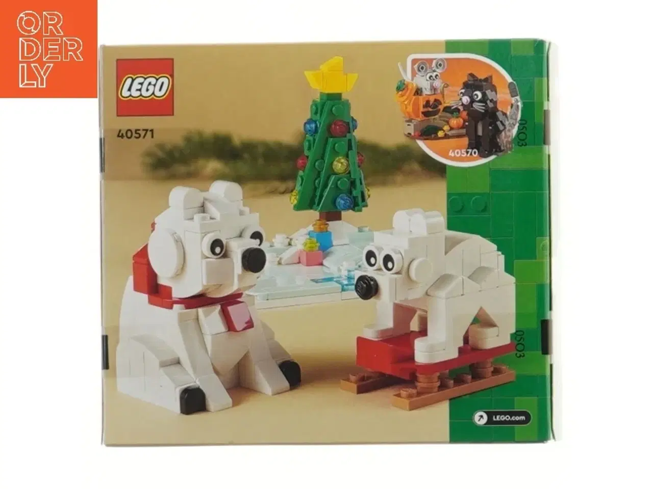 Billede 2 - LEGO vintertid isbjørne sæt fra Lego (str. 15,5x14 cm)