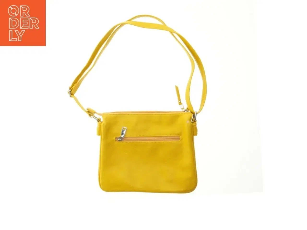 Billede 2 - Gul skuldertaske (str. 27,5x22,5 cm)