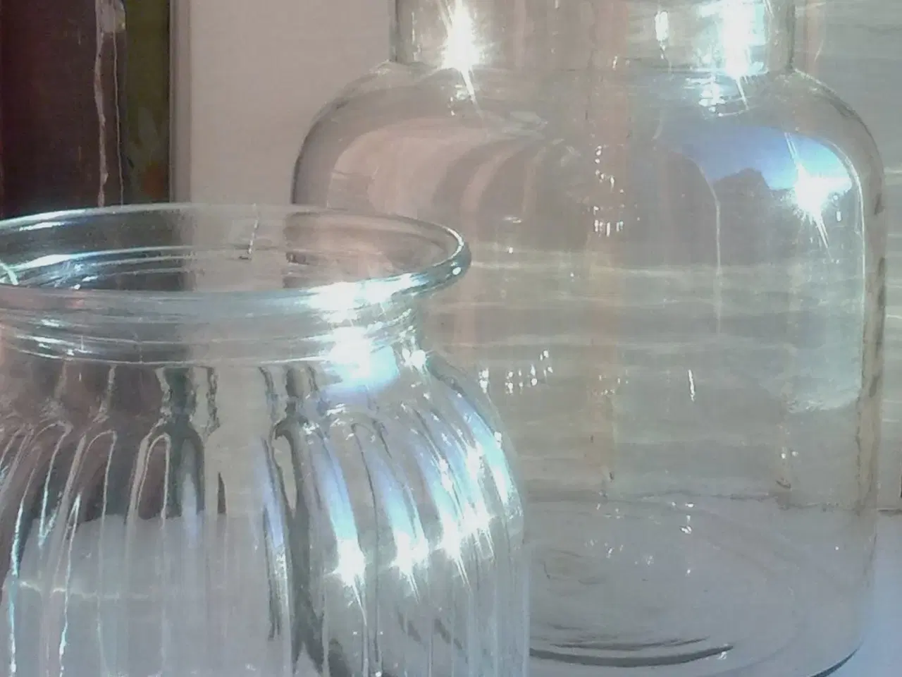 Billede 10 - Krukke fad T jule dekoration ler glas og messing