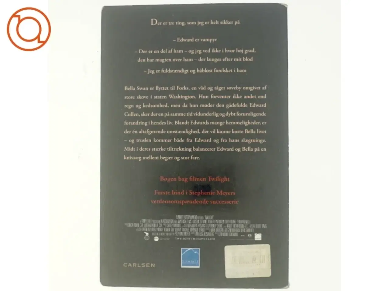 Billede 3 - Tusmørke af Stephenie Meyer (Bog)