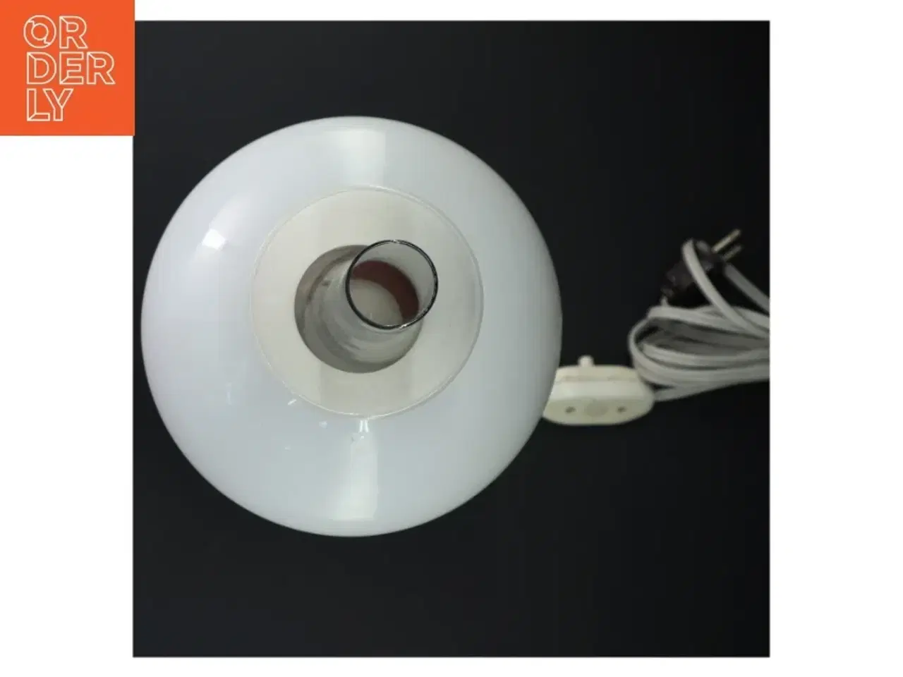 Billede 2 - Antik bordlampe med klassiske motiver (str. H. 38 cm)