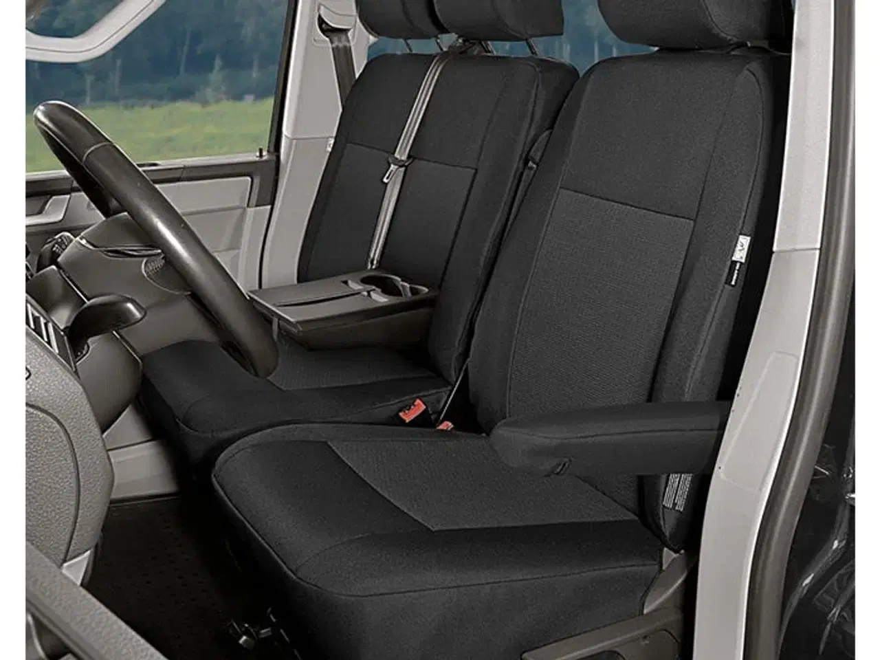 Billede 1 - Sædeovertræk 1+2 VW Transporter T6 2015-