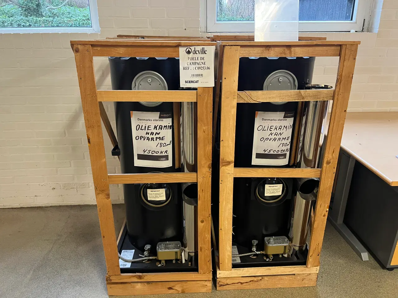 Billede 1 - Oliekamin nu 3000kr pr stk