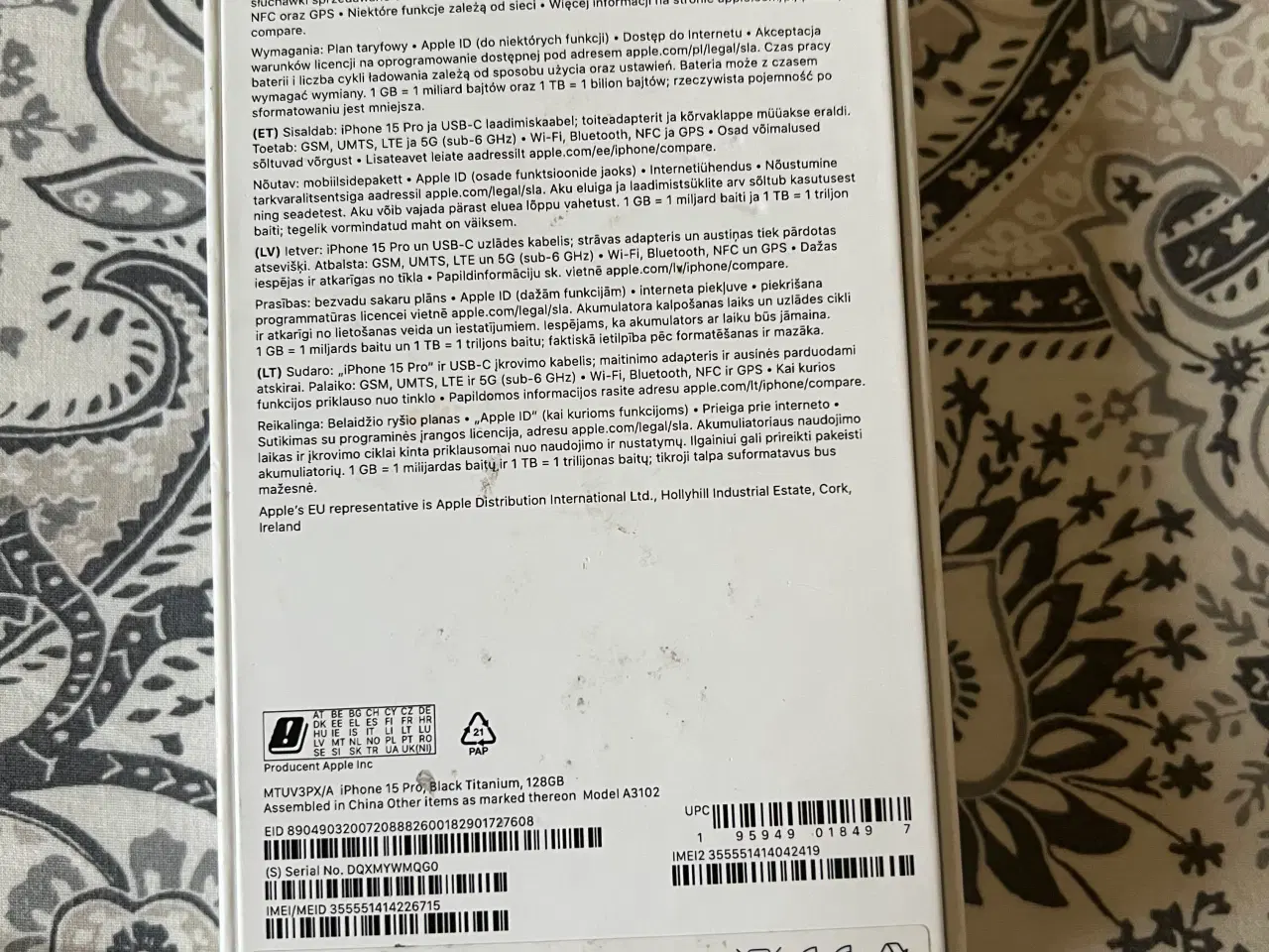Billede 5 - iPhone 15 Pro, 128 Gb 