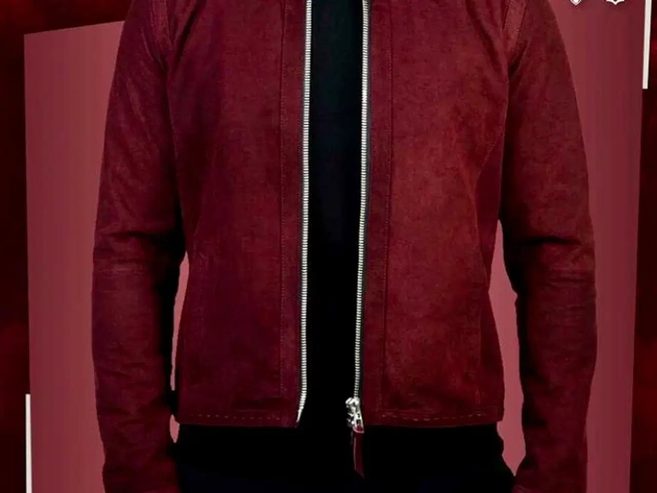Billede 1 - Luksus læder Suede  jakke 