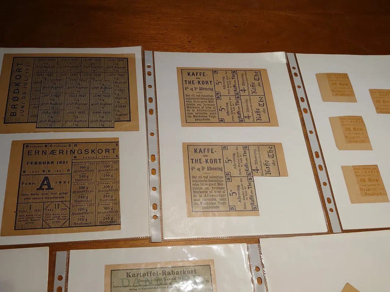 Billede 2 - Stor samling Rationeringsmærker. 1939-52