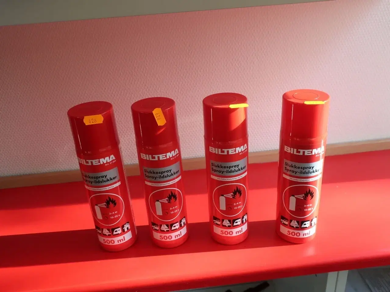 Billede 1 - 4 stk. BILTEMA slukkespray