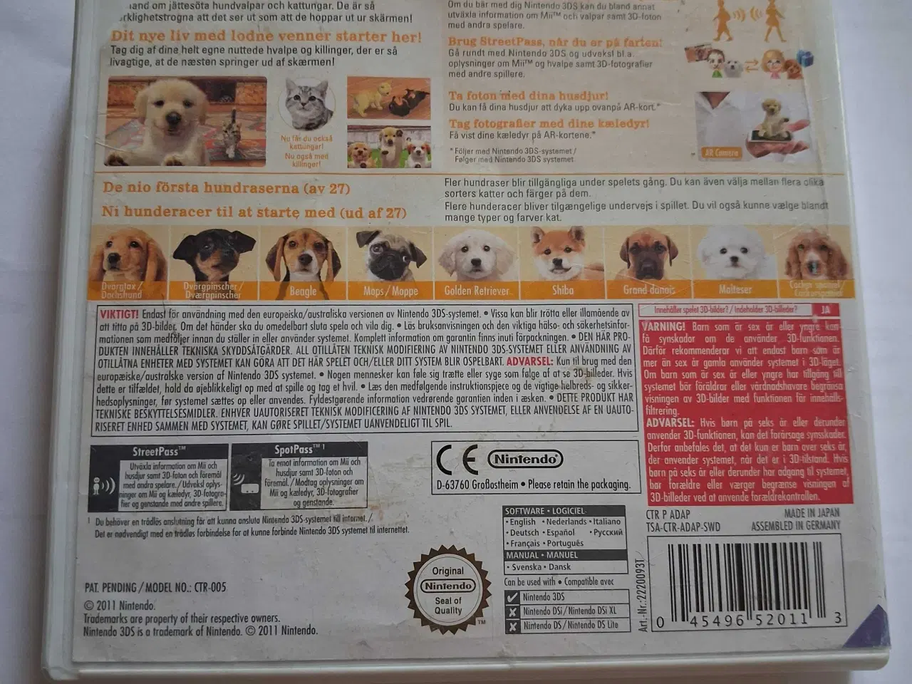 Billede 2 - Nintendo 3DS Spil, Nintendogs + cats