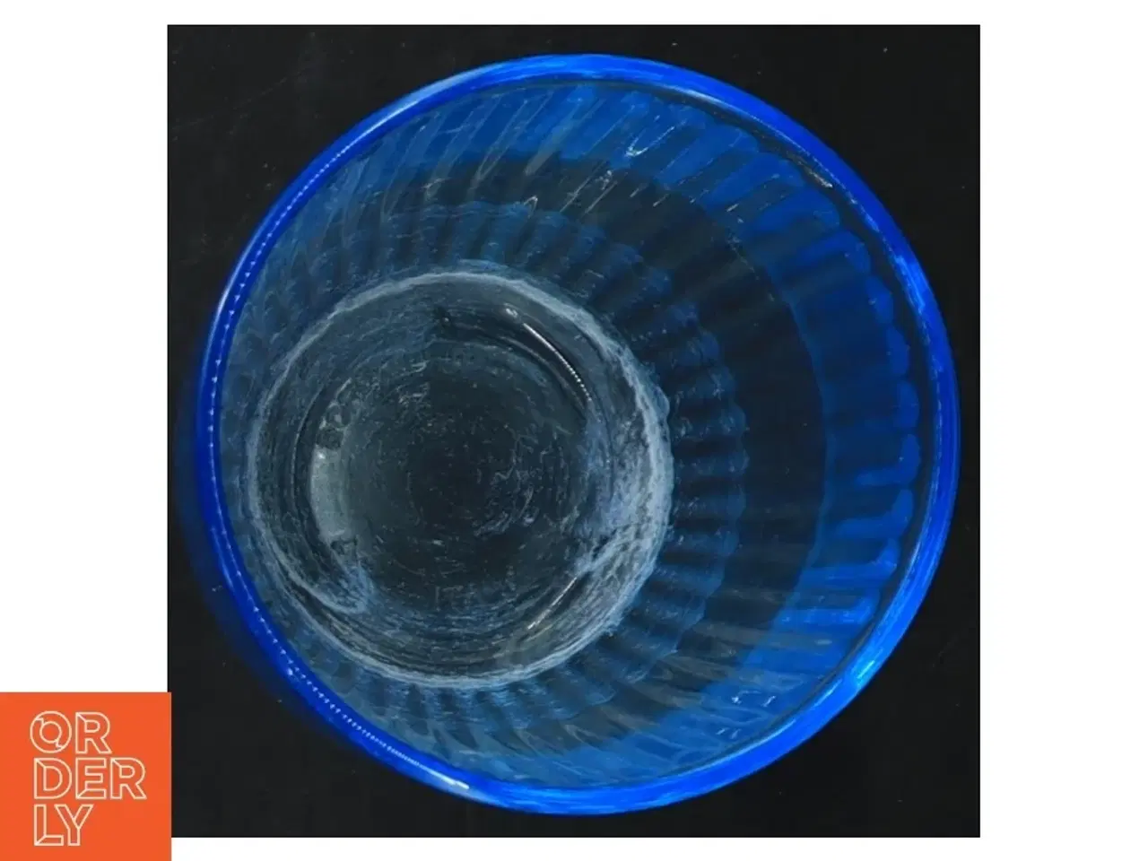Billede 3 - Blåt drikkeglas (str. 9 cm)