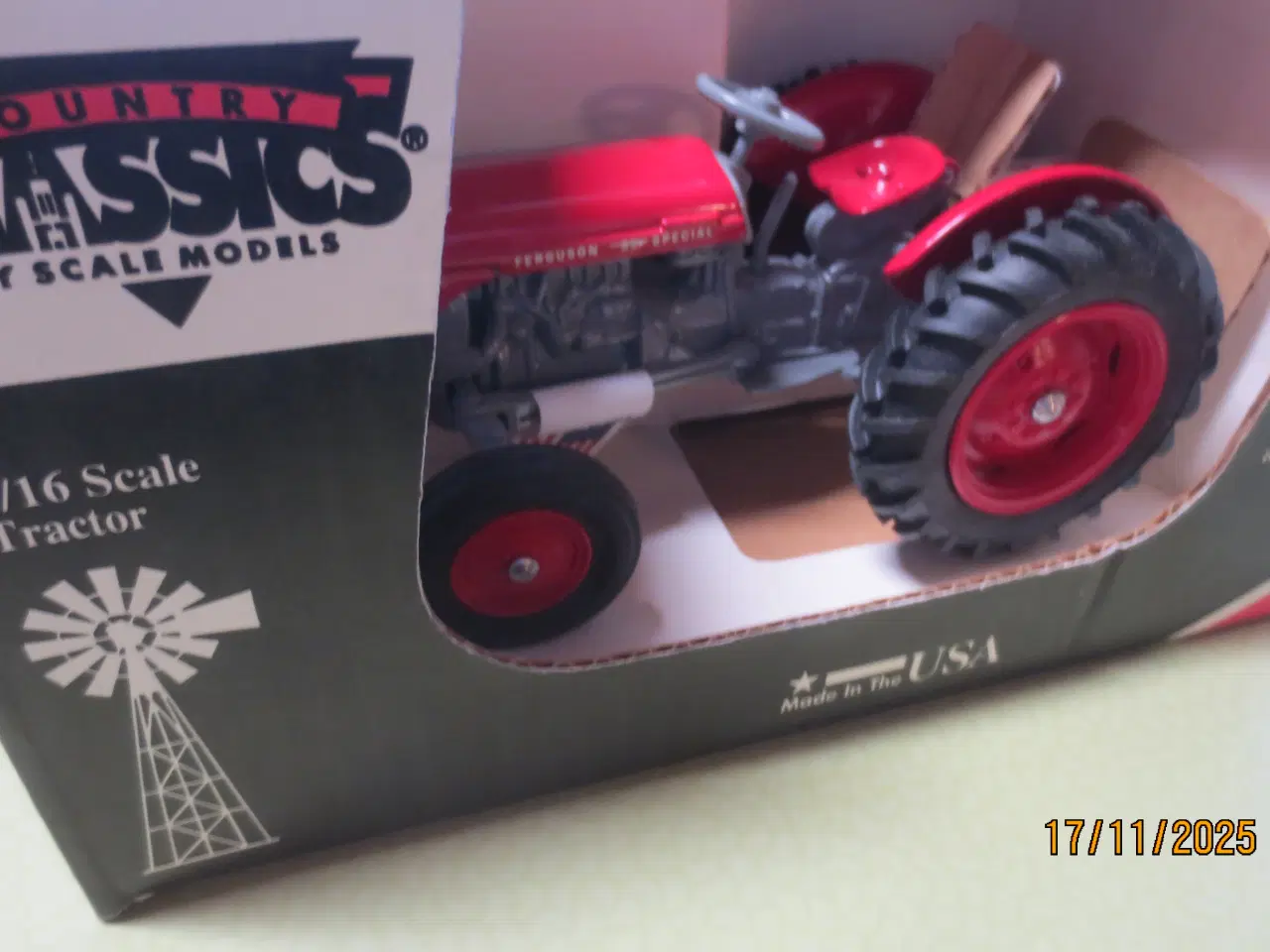 Billede 1 - 1 stk Ny Modeltraktor Massey Ferguson 35 Special
