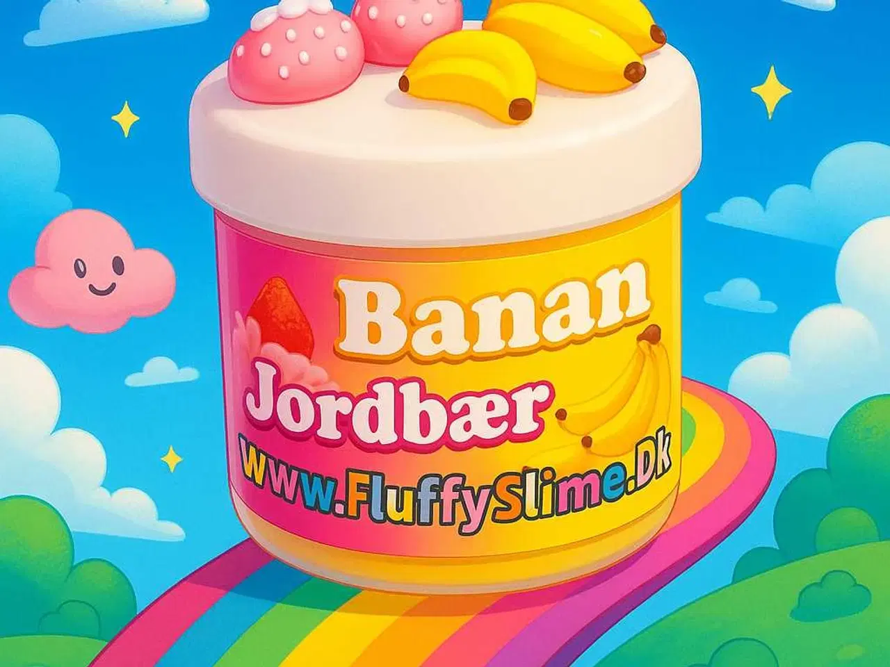 Billede 1 - Fluffy Slime / Slim til børn og voksne 
