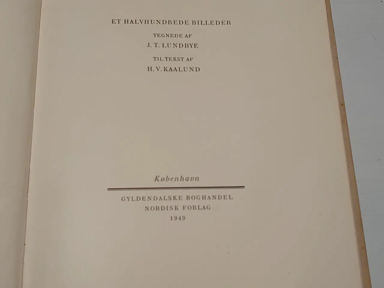 Billede 3 - H.V. Kaalund: Fabler for Børn. Gyldendal 1949.