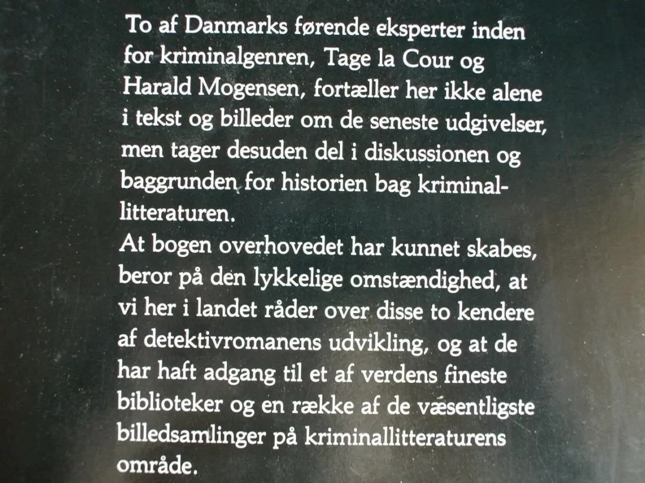 Billede 3 - kriminallitteraturens kavalkade, af t.h. la cour-m