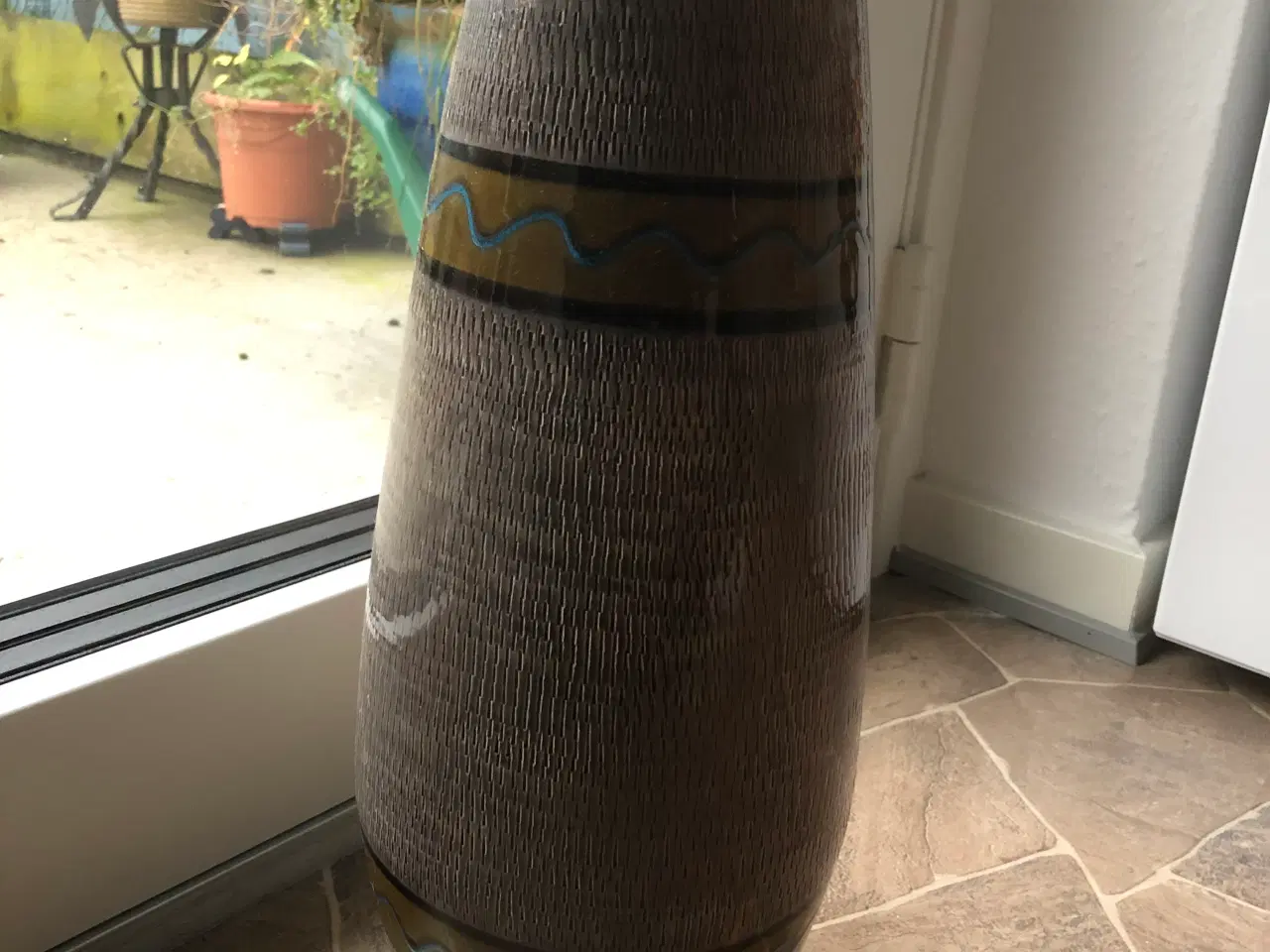 Billede 2 - Retro West Germany gulvase 40 cm