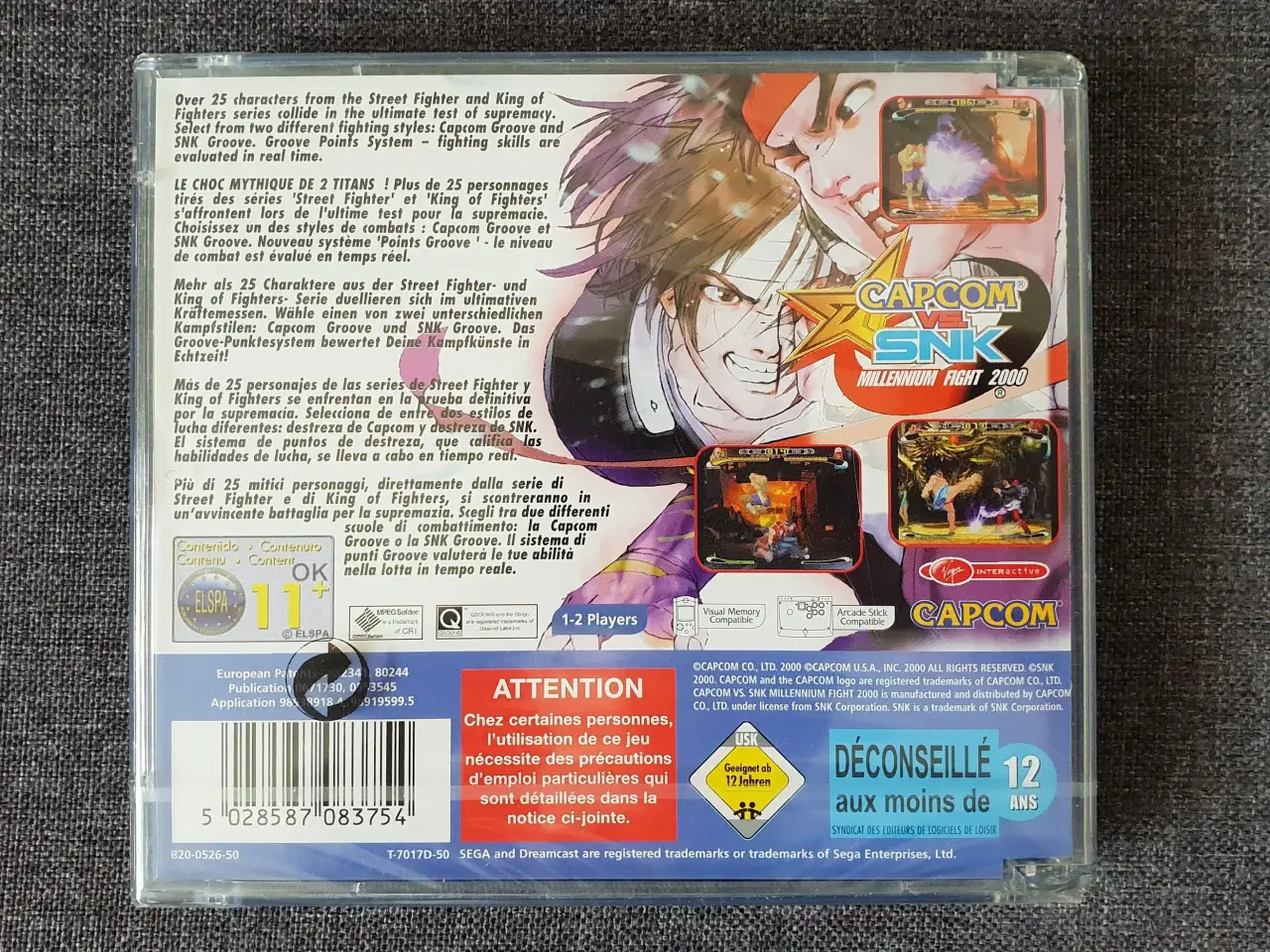 Billede 2 - Capcom VS. SNK (Sealed)