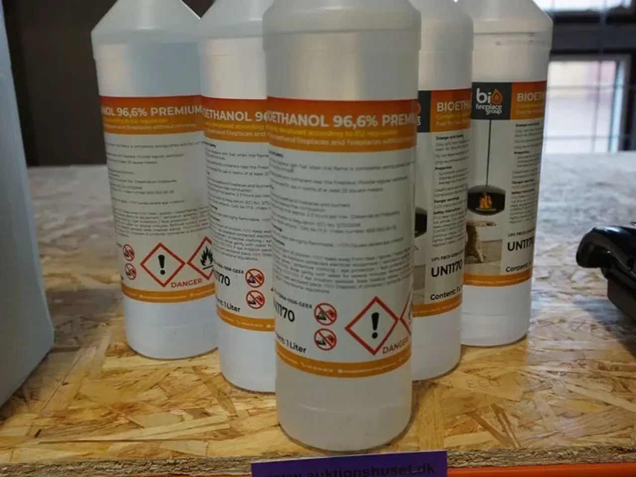 Billede 2 - 5 stk Bioethanol 96,6% Premium à 1L.