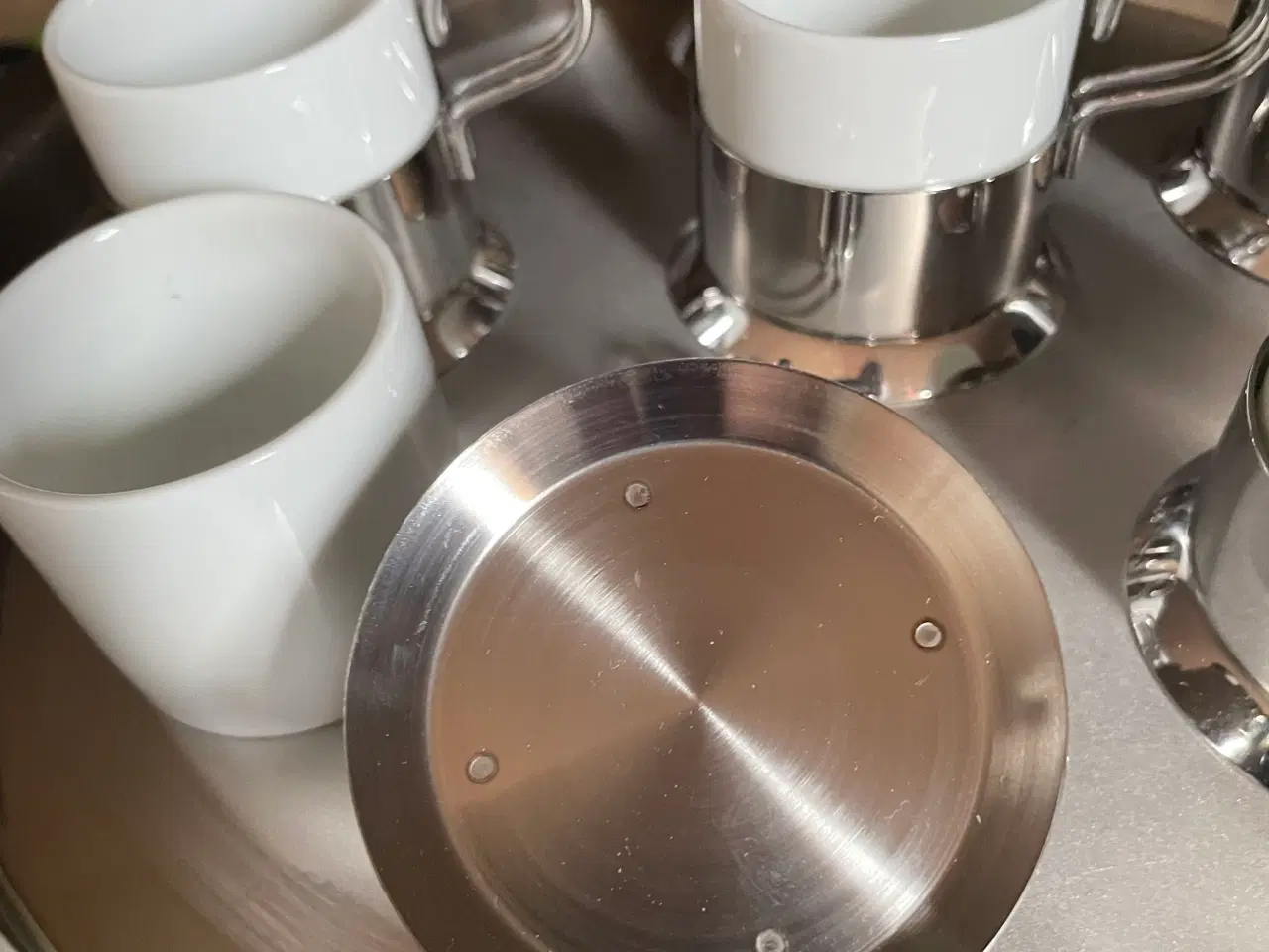 Billede 2 - Serveringsbakke med 6 kopper