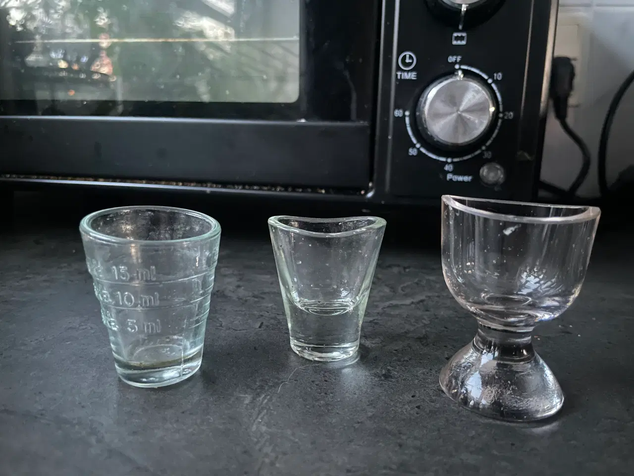 Billede 1 - Medicinglas gammelt med tekst - øjenskylleglas 