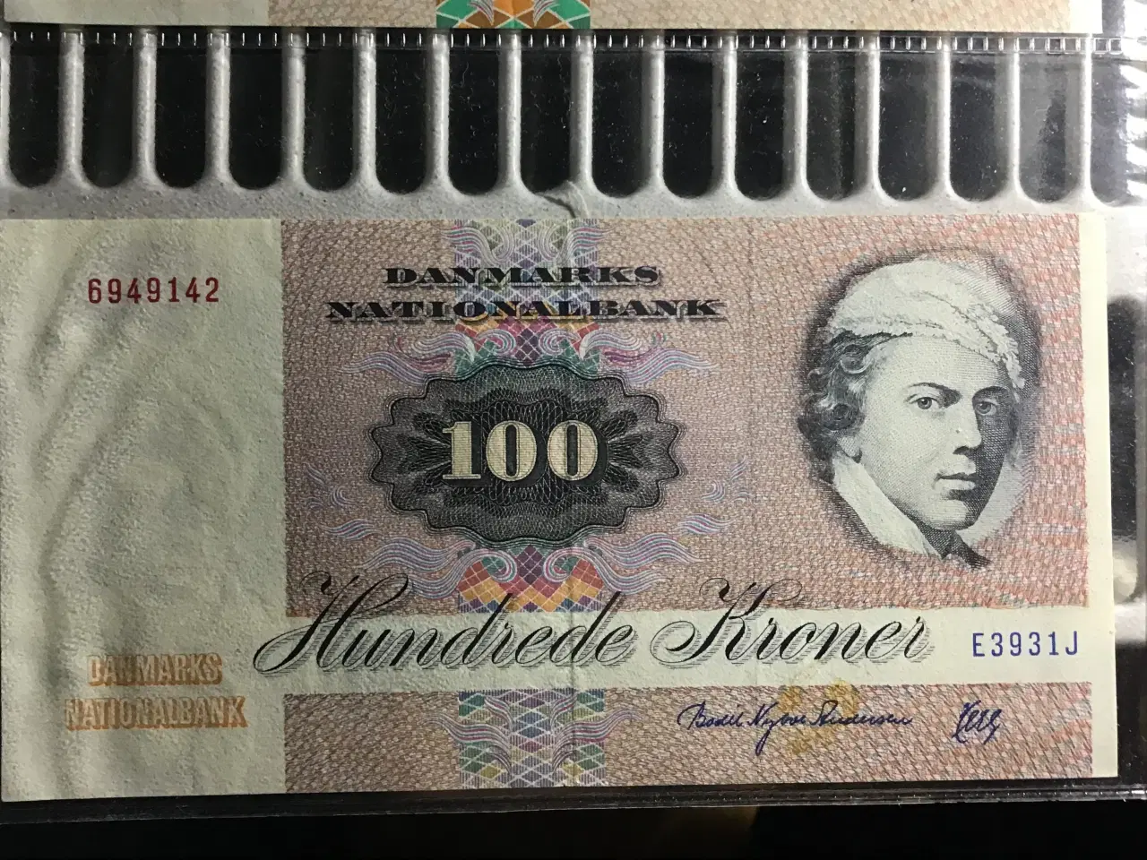 Billede 1 - Dansk 100 kr Budmodtages