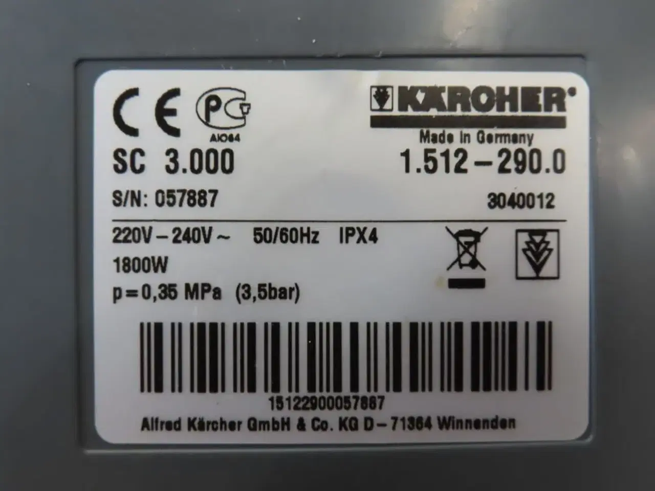 Billede 4 - Damprenser KÄRCHER SC 3.000