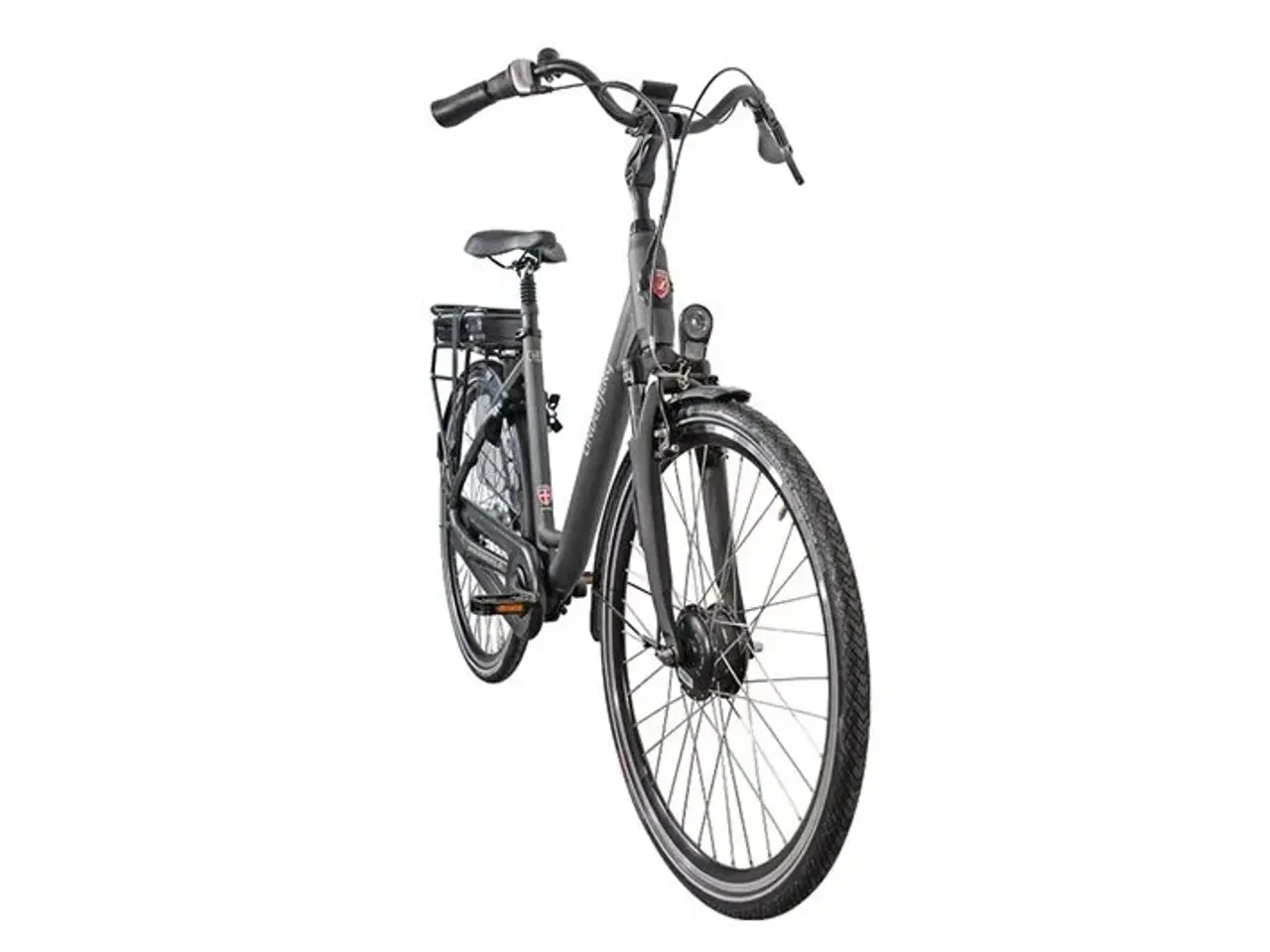 Billede 2 - Lindebjerg 28'' Elcykel Front LUX - Stone Grey