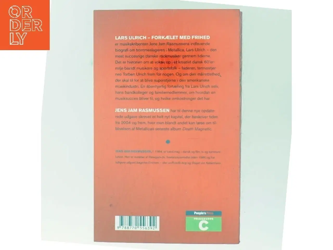 Billede 3 - Lars Ulrich: Forkælet med frihed af Jens Jam Rasmussen (Bog)