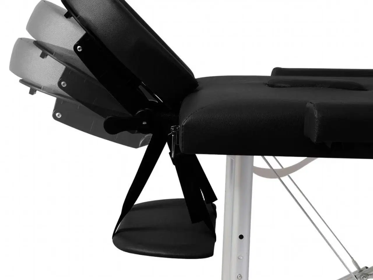 Billede 6 - Sammenfoldeligt massagebord med aluminiumsstel 2 zoner sort